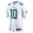 Men's Tyreek Hill Miami Dolphins Road Game Jersey - White