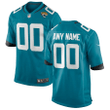 Youth's Teal Jacksonville Jaguars Home Custom Game Jersey