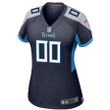Women's Navy Tennessee Titans Custom Home Game Jersey