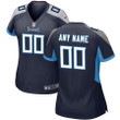 Women's Navy Tennessee Titans Custom Home Game Jersey