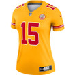 Women's Patrick Mahomes Kansas City Chiefs Inverted Team Game Jersey - Gold
