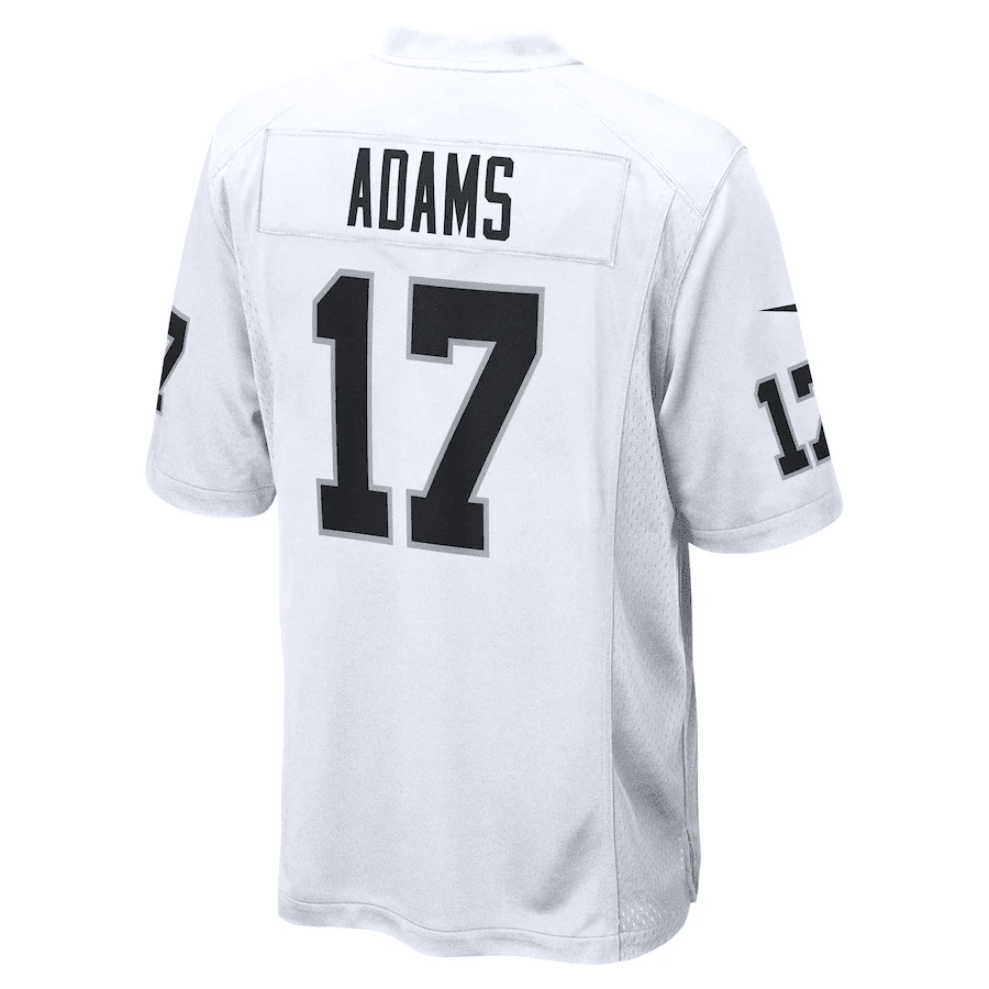 Men's Davante Adams Las Vegas Raiders Road Game Jersey - White