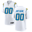 Men's Los Angeles Chargers Home Custom Game Jersey - White