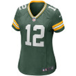 Women's Aaron Rodgers Green Bay Packers Game Player Jersey - Green