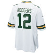 Youth's Aaron Rodgers Green Bay Packers Game Player Jersey - White