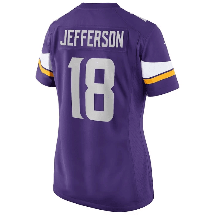 Women's Justin Jefferson Purple Minnesota Vikings Player Game Jersey