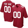 Men's New York Giants Alternate Custom Game Jersey - Red