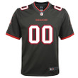 Youth's Tampa Bay Buccaneers Alternate Custom Game Jersey - Pewter