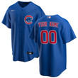 Men's Chicago Cubs Custom #00 Alt Blue Jersey, MLB Jersey
