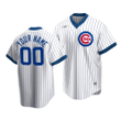 Youth Chicago Cubs Custom #00 Cooperstown Collection White Home Jersey , MLB Jersey