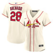 Women's Nolan Arenado St. Louis Cardinals Alternate Official Replica Player Jersey - Cream