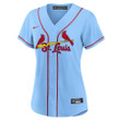 Women's Nolan Arenado St. Louis Cardinals Alternate Official Replica Player Jersey - Light Blue