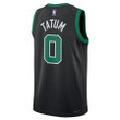Women's Boston Celtics #00 Custom 2022/23 Statement Edition Swingman Jersey - Black