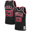 Men's Michael Jordan Chicago Bulls 1997-98 Hardwood Classics Player Jersey - Black