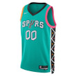 Custom #00 San Antonio Spurs City Edition Swingman Jersey 2022-23 - Men's