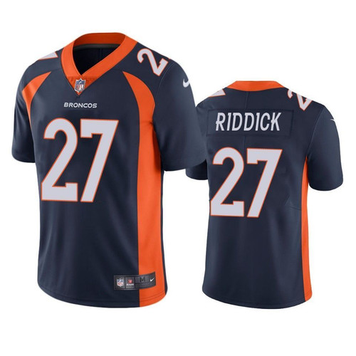 Denver Broncos Theo Riddick Navy Vapor Limited Jersey