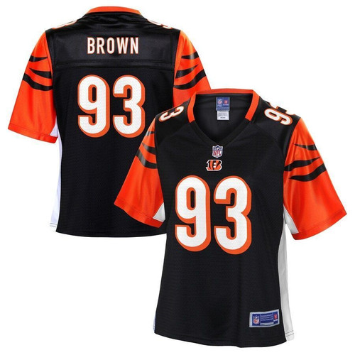 Andrew Brown Cincinnati Bengals NFL Pro Line Women's Player- Black Jersey