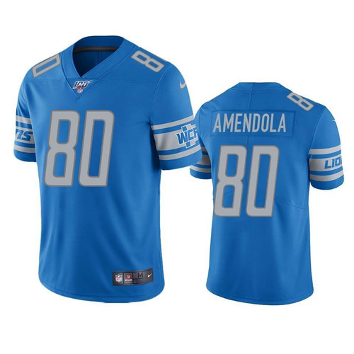 Detroit Lions Danny Amendola Light Blue 100th Season Vapor Limited Jersey