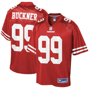 DeForest Buckner San Francisco 49ers NFL Pro Line Team Player- Scarlet Jersey