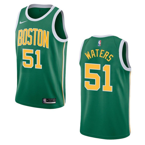 Men's Boston Celtics #51 Tremont Waters Earned Swingman Jersey - Green , Basketball Jersey