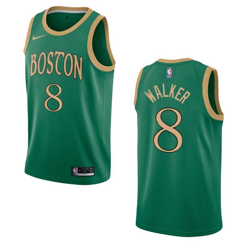 Men's 2019-20 Boston Celtics #8 Kemba Walker City Swingman Jersey - Kelly Green , Basketball Jersey