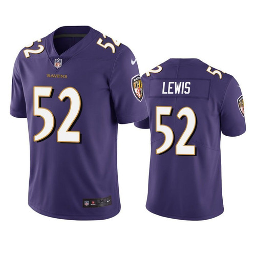 Baltimore Ravens Ray Lewis Purple Vapor Untouchable Limited Retired Player Jersey