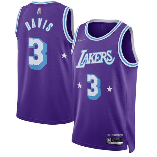 Anthony Davis Los Angeles Lakers 2021/22 Swingman Jersey - City Edition - Purple