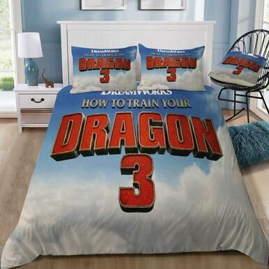 3D Customize  How To Train Your Dragon 3   Bedding Set Duvet Cover , Comforter Set