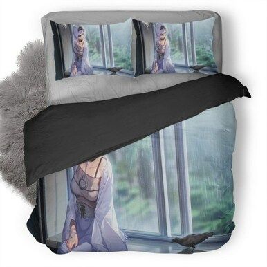 Black Survival Bedding Set , Comforter Set