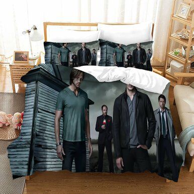 Supernatural Dean Sam Winchester #14 Duvet Cover Quilt Cover Pillowcase Bedding Set Bed Linen Home Decor , Comforter Set