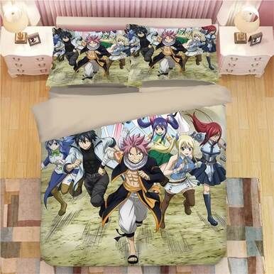 Fairy Tail #9 Duvet Cover Quilt Cover Pillowcase Bedding Set Bed Linen , Comforter Set