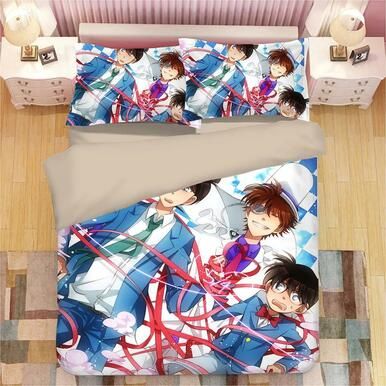 Detective Conan Case Closed Edogawa Kona #5 Duvet Cover Quilt Cover Pillowcase Bedding Set Bed Linen Home Decor , Comforter Set