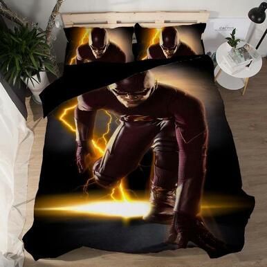 The Flash Barry Allen #5 Duvet Cover Quilt Cover Pillowcase Bedding Set Bed Linen Home Decor , Comforter Set