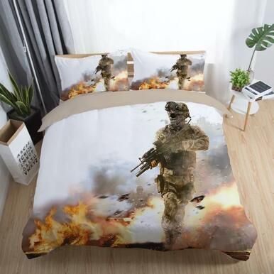 Call Of Duty #25 Duvet Cover Quilt Cover Pillowcase Bedding Set Bed Linen Home Decor , Comforter Set