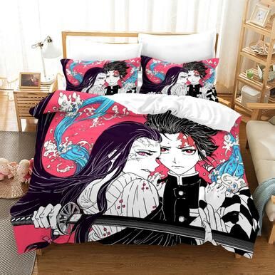 Demon Slayer Kimetsu No Yaiba Season 2 #21 Duvet Cover Quilt Cover Pillowcase Bedding Set Bed Linen , Comforter Set