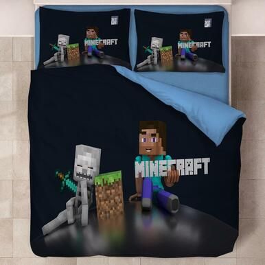 Minecraft #37 Duvet Cover Quilt Cover Pillowcase Bedding Set Bed Linen Home Decor , Comforter Set