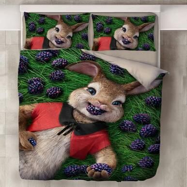 Peter Rabbit #4 Duvet Cover Quilt Cover Pillowcase Bedding Set Bed Linen Home Decor , Comforter Set