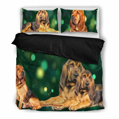 Amazing Bloodhound Dog Print Bedding Set , Comforter Set
