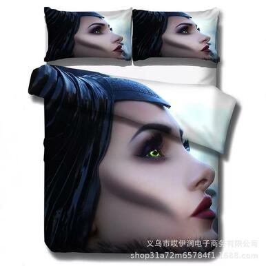 Maleficent #3 Duvet Cover Quilt Cover Pillowcase Bedding Set Bed Linen Home Decor , Comforter Set