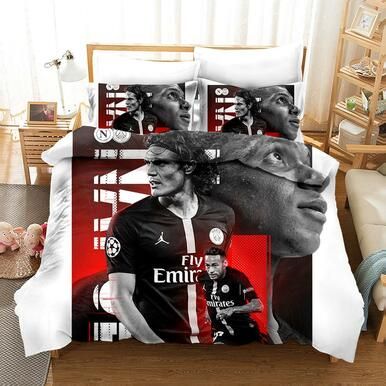 Football Uefa Champions League #16 Duvet Cover Quilt Cover Pillowcase Bedding Set Bed Linen Home Bedroom Decor , Comforter Set