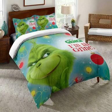How The Grinch Stole Christmas #13 Duvet Cover Quilt Cover Pillowcase Bedding Set Bed Linen Home Decor , Comforter Set