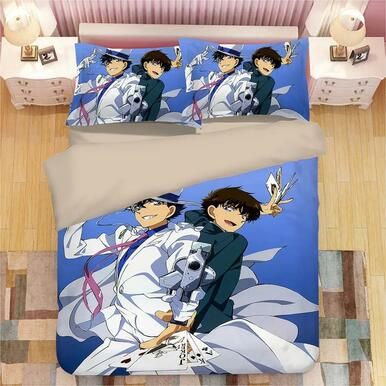 Detective Conan Case Closed Edogawa Kona #7 Duvet Cover Quilt Cover Pillowcase Bedding Set Bed Linen Home Decor , Comforter Set