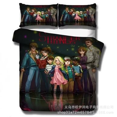 Stranger Things Eleven #28 Duvet Cover Quilt Cover Pillowcase Bedding Set Bed Linen Home Decor , Comforter Set