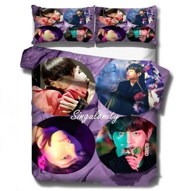 Kpop Bts Bangtan Boys #2 Duvet Cover Quilt Cover Pillowcase Bedding Set Bed Linen Home Decor , Comforter Set