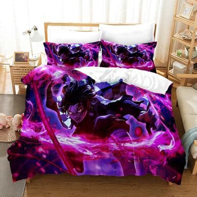 Demon Slayer Kimetsu No Yaiba Season 2 #18 Duvet Cover Quilt Cover Pillowcase Bedding Set Bed Linen , Comforter Set