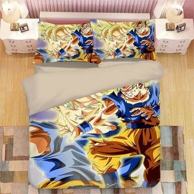Dragon Ball Z Son Goku #7 Duvet Cover Quilt Cover Pillowcase Bedding Set , Comforter Set