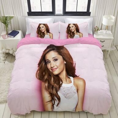 Ariana Grande #8 Duvet Cover Quilt Cover Pillowcase Bedding Set Bed Linen Home Bedroom Decor , Comforter Set