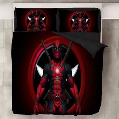 Deadpool X-Men #1 Duvet Cover Quilt Cover Pillowcase Bedding Set Bed Linen Home Decor , Comforter Set