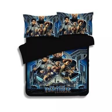 Black Panther #1 Duvet Cover Quilt Cover Pillowcase Bedding Set Bed Linen , Comforter Set