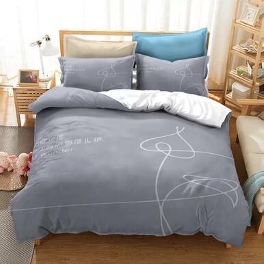 Kpop Bts Bangtan Boys Army A.R.M.Y  #17 Duvet Cover Quilt Cover Pillowcase Bedding Set Bed Linen Home Bedroom Decor , Comforter Set